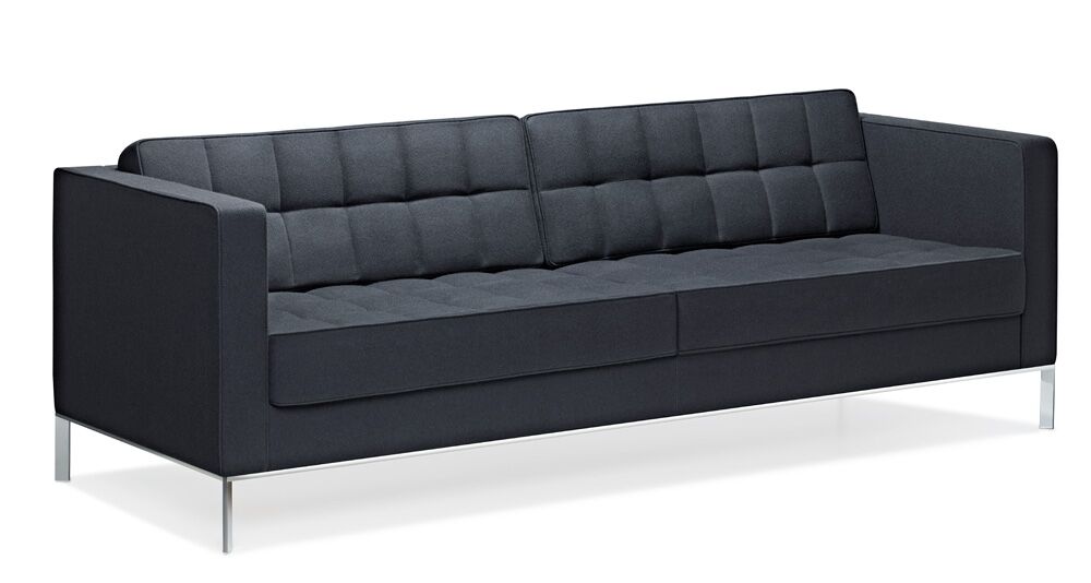 km-tufted tuxedo lounge chair | keilhauer - image 5
