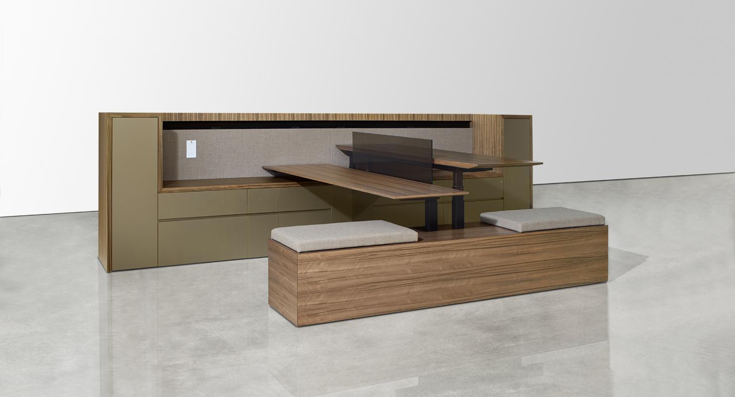 alan desk new millennia open plan halcon