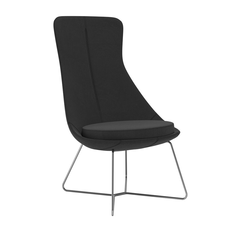 alan desk juxta lounge seating keilhauer