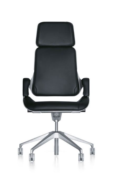alan desk silver executive seating interstuhl