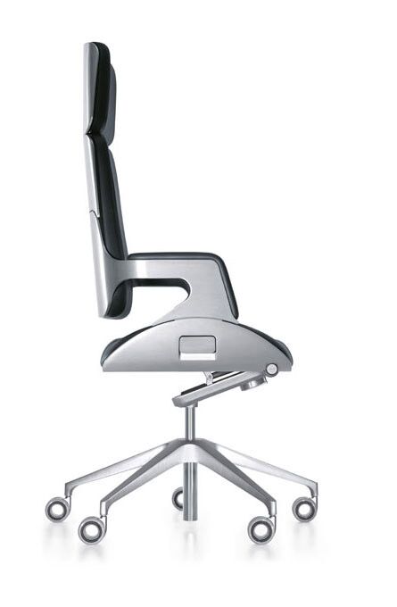 silver executive chair | interstuhl - image 3