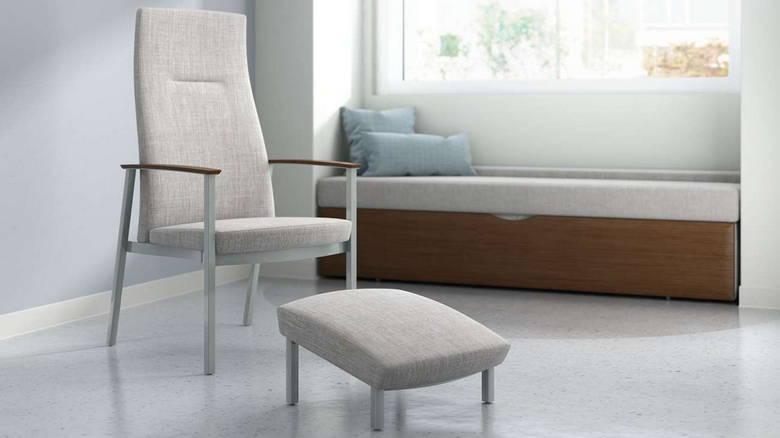 ofs carolina serony patient seating healthcare alan desk