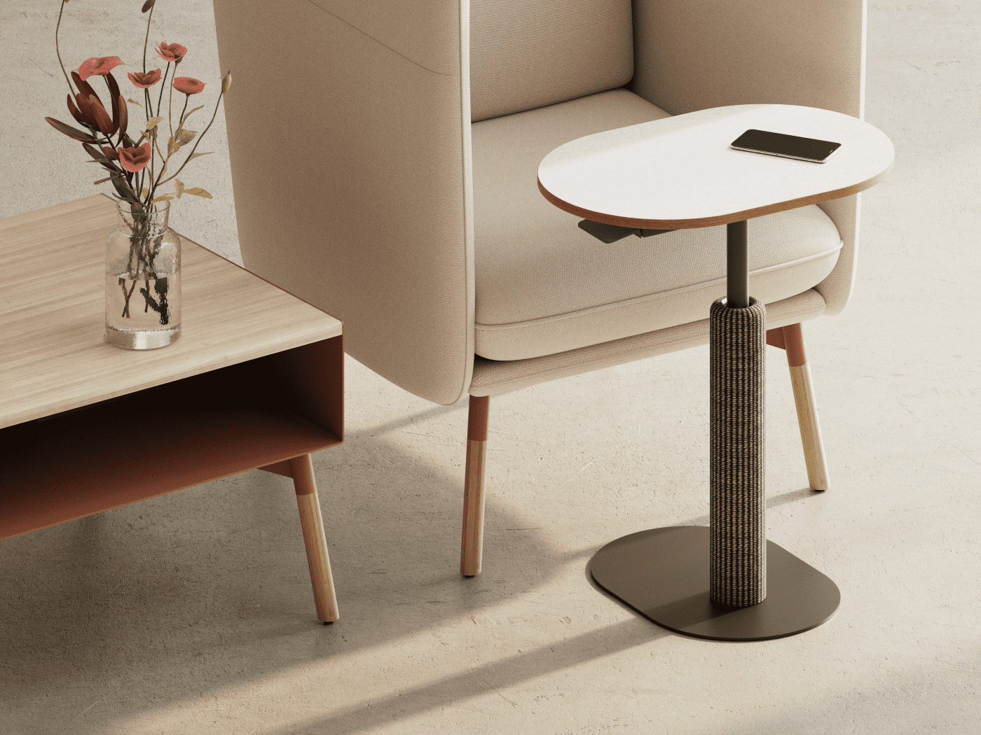 flux laptop table, adjustable height | hightower - image 5