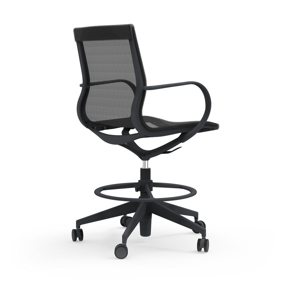 curva stool - nylon with arms | idesk - image 3