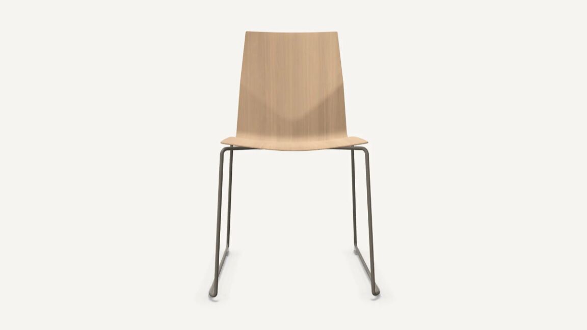 fourcast®2 chair, bentwood shell | hightower