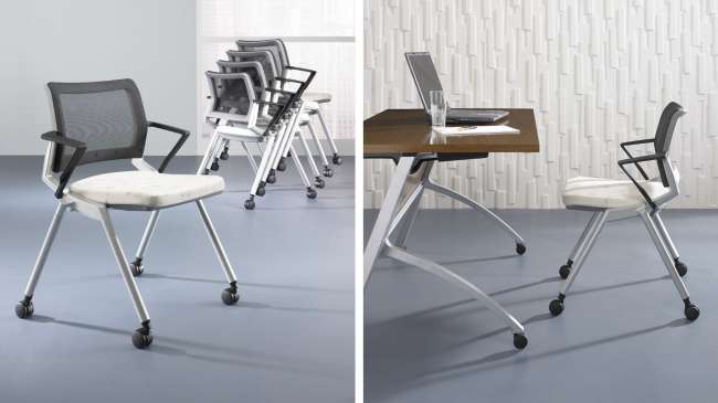 flexxy nesting/ stacking chair | ofs - image 8
