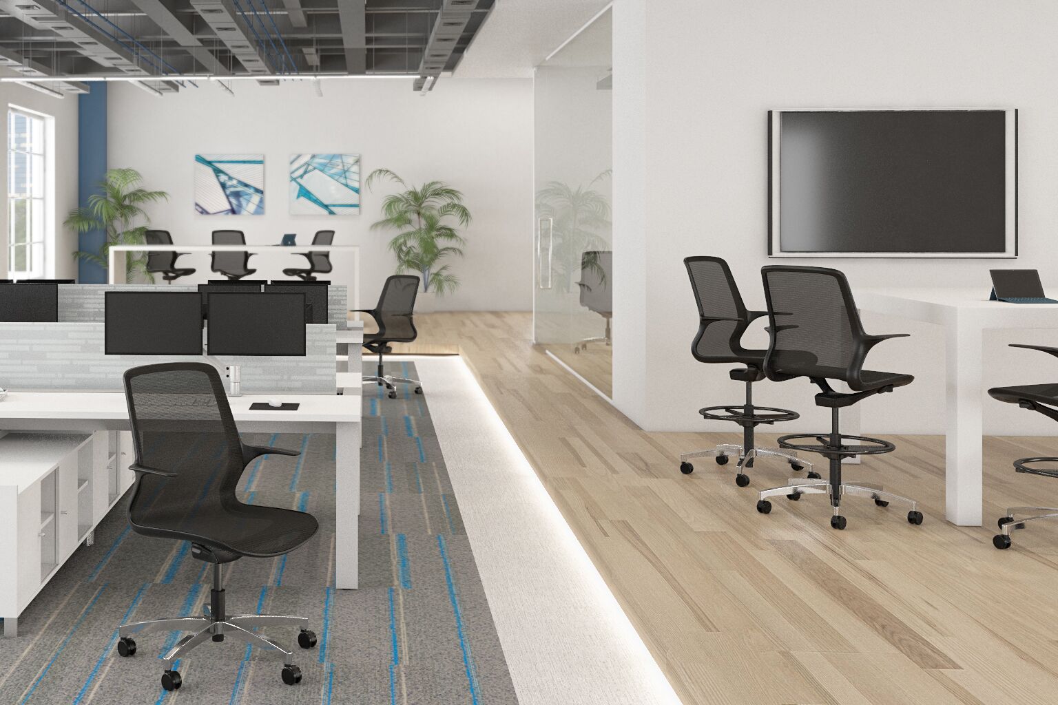 omnia all mesh conference chair | 9to5 seating - image 9