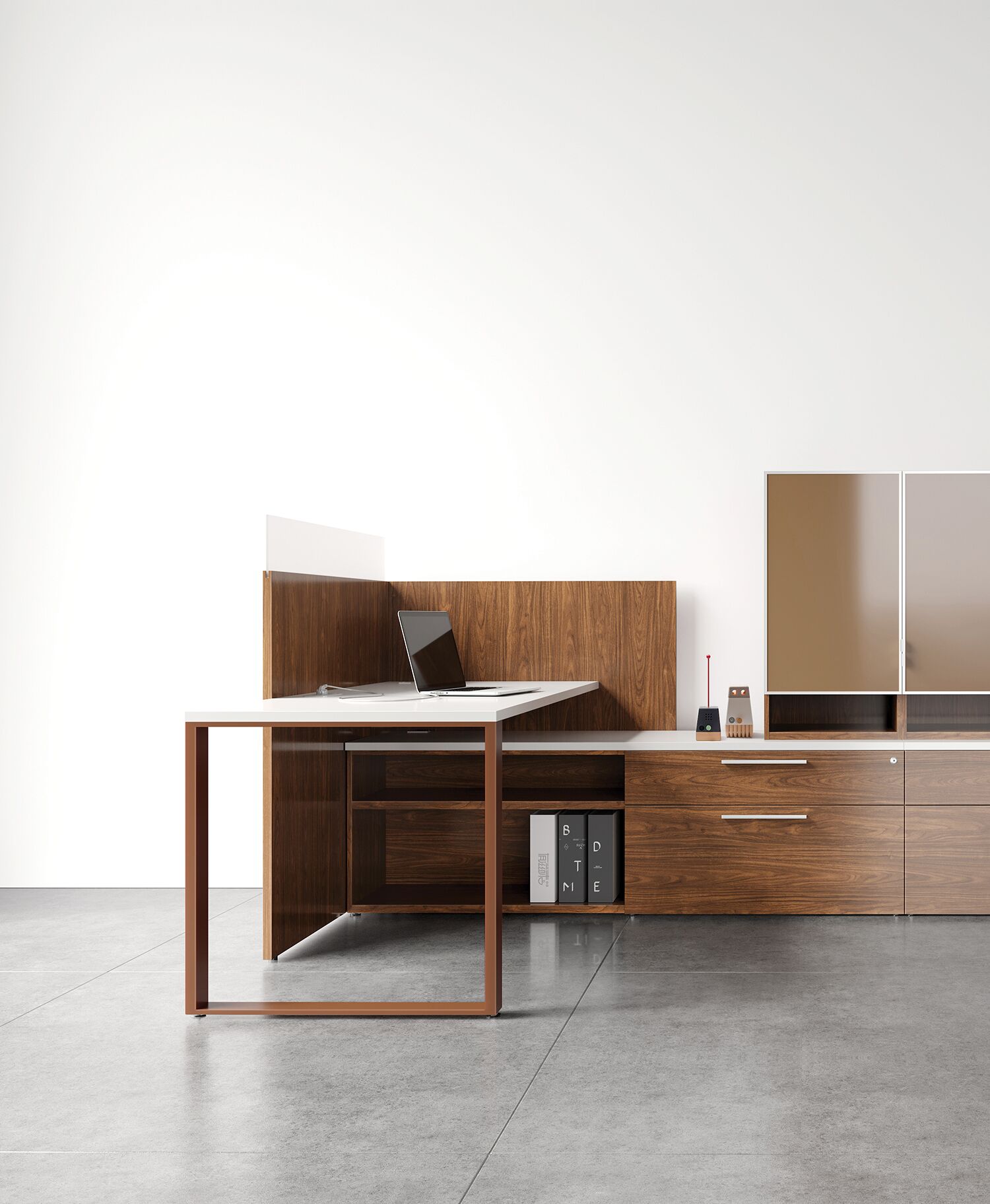 alan desk frame leg private office three h