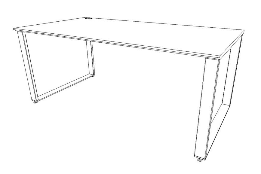 frame leg™ office desk | three h - image 17