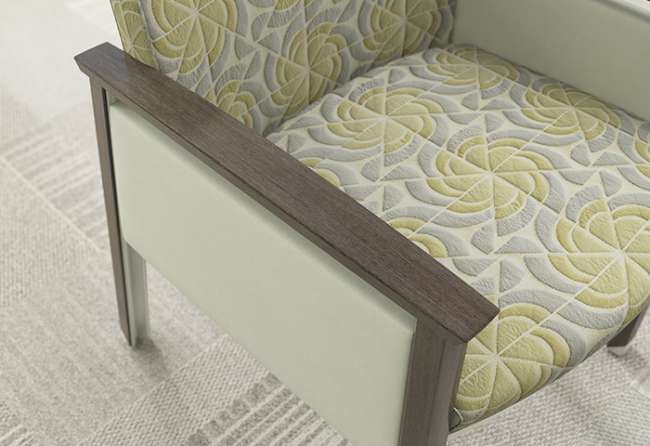 silvr ion wood lounge chair | ofs - image 3