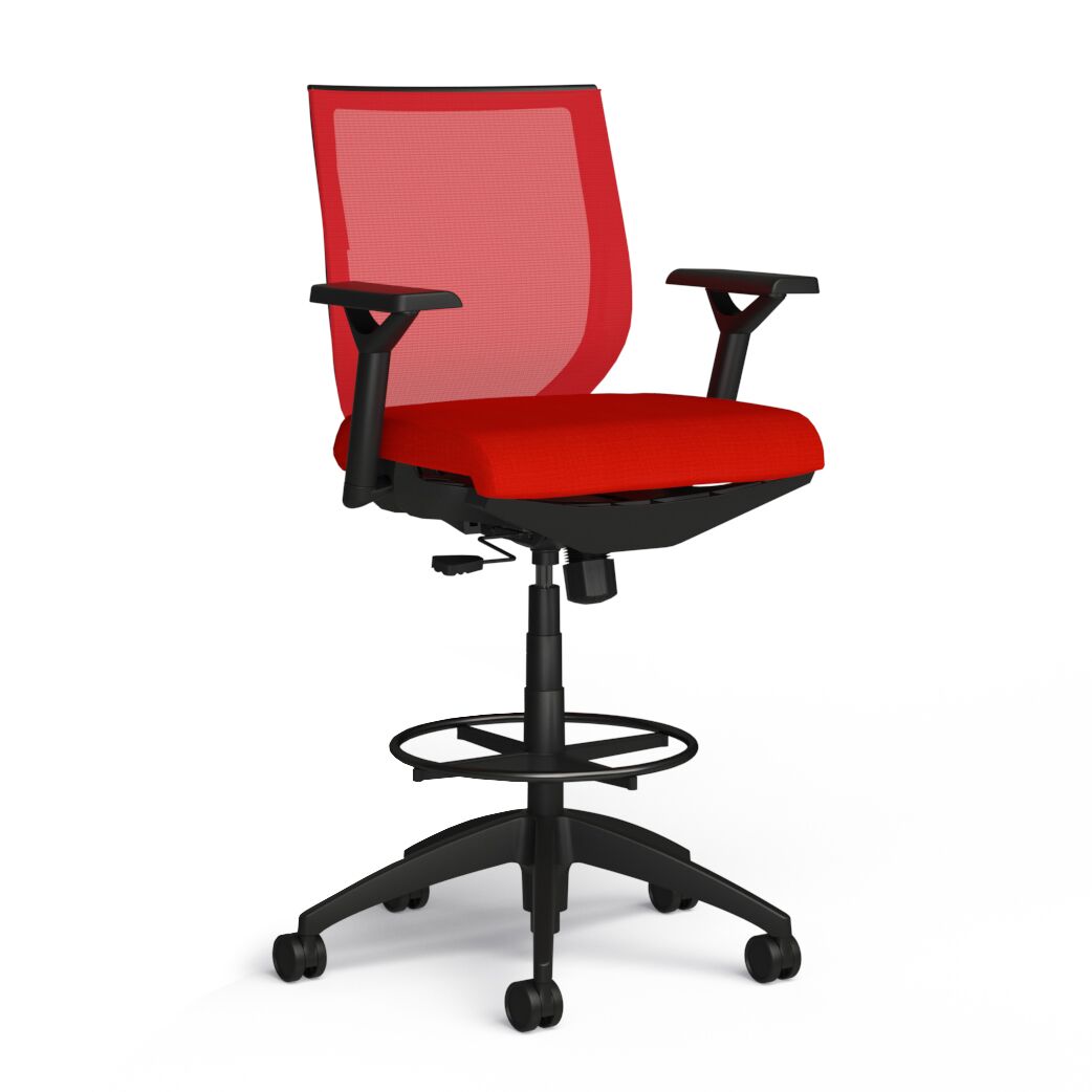 alan desk aria stool 9to5 seating