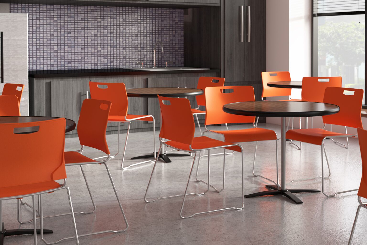 kelley stacking chair | 9to5 seating - image 10