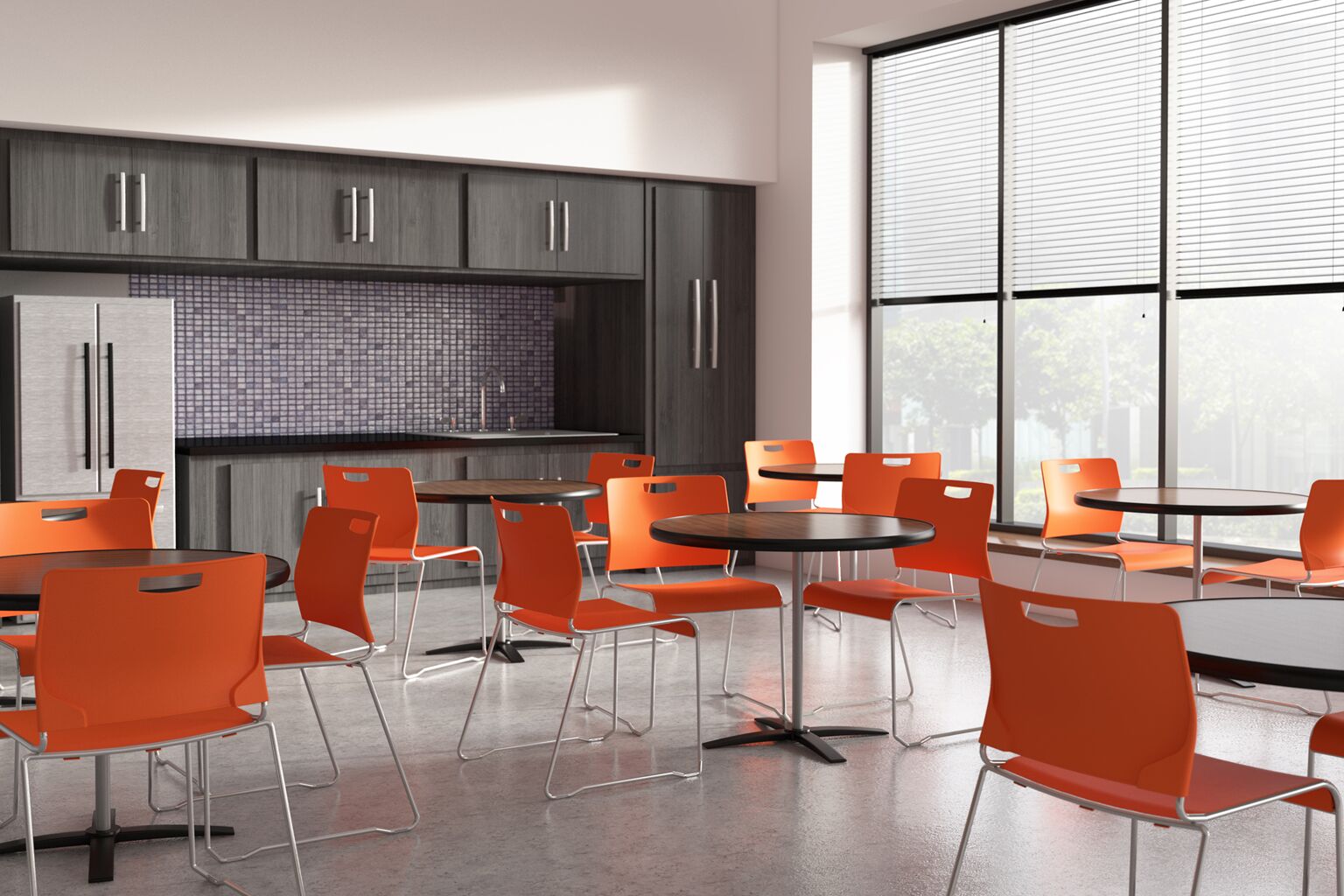 kelley stacking chair | 9to5 seating - image 9