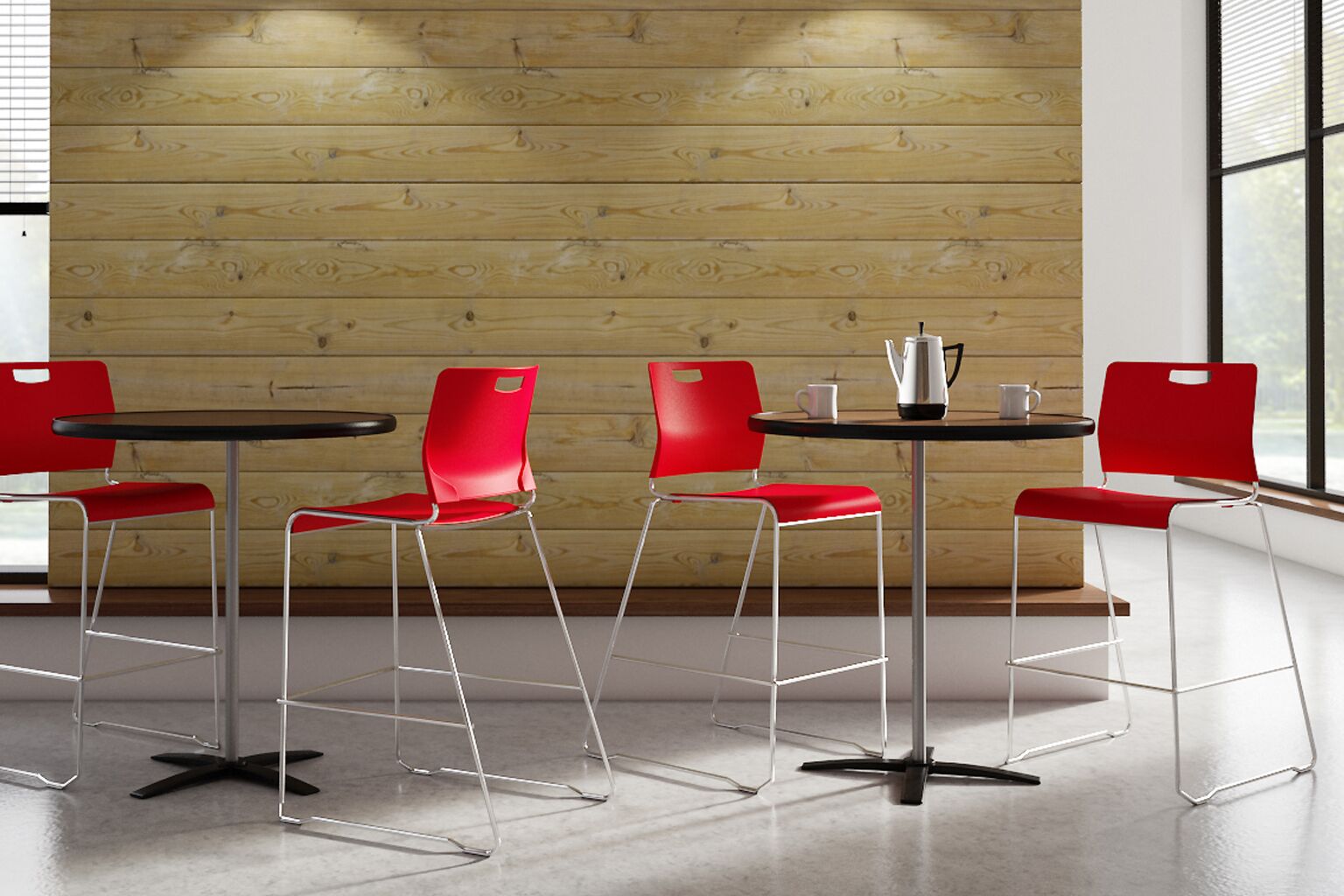 kelley stacking chair | 9to5 seating - image 7