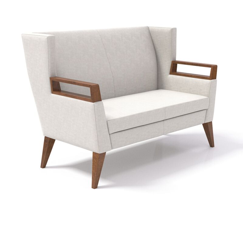 clarke wood lounge chair | coriander designs - image 13