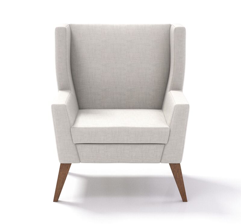 clarke wood lounge chair | coriander designs - image 6