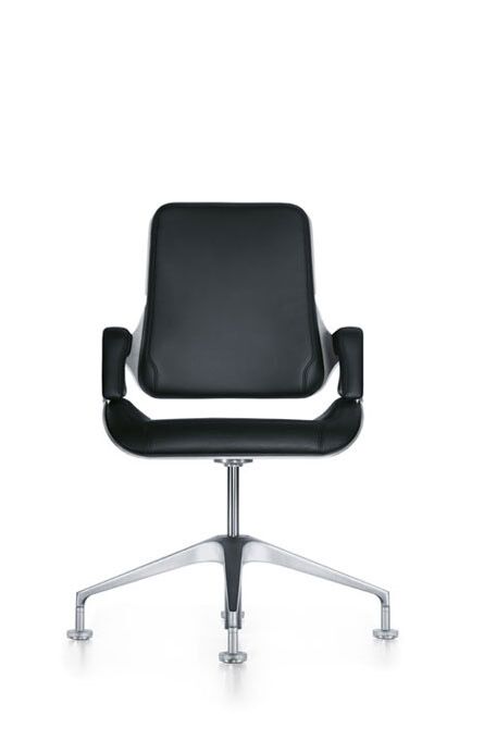 alan desk silver conference seating interstuhl