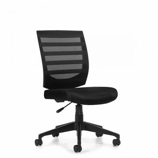 otg otg11922b task chair armless in stock alan desk