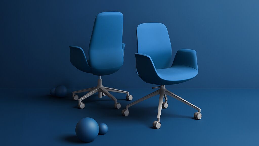 9to5 seating ellie conference, executive, lounge, guest chair