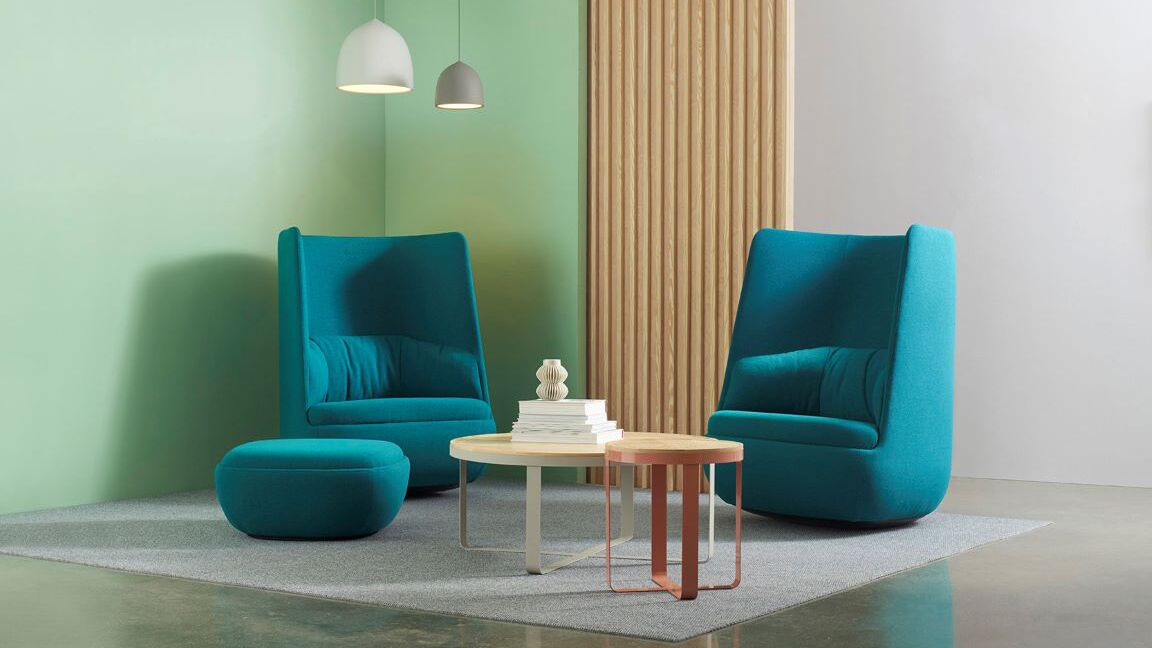 gimbal highback lounge chair | hightower