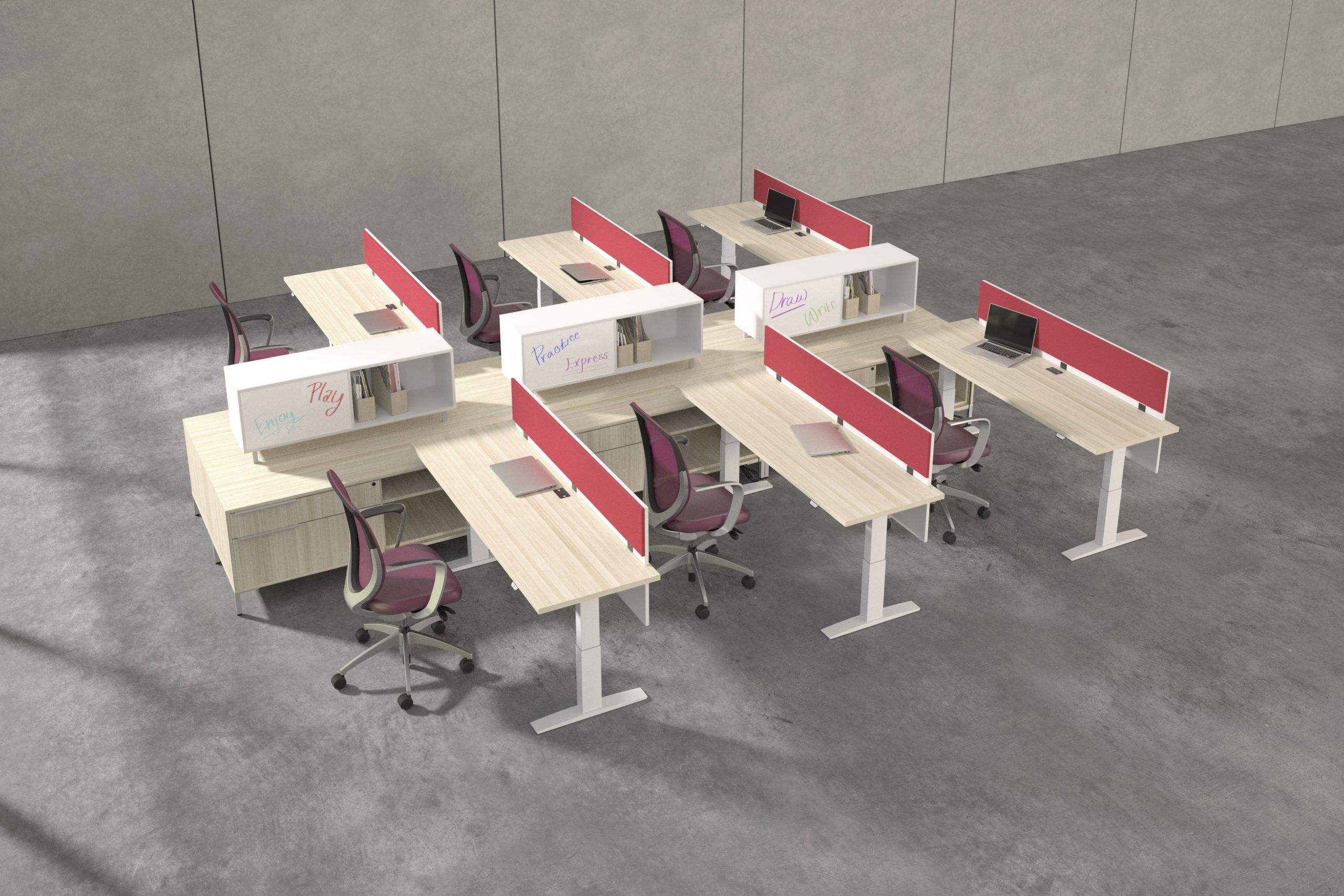 hover benching system | deskmakers - image 5