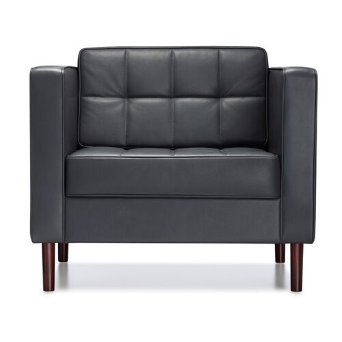 km-tufted tuxedo lounge chair | keilhauer - image 6