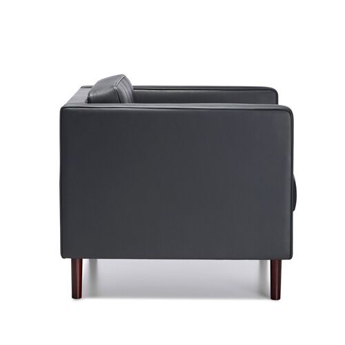 km-tufted tuxedo lounge chair | keilhauer - image 7