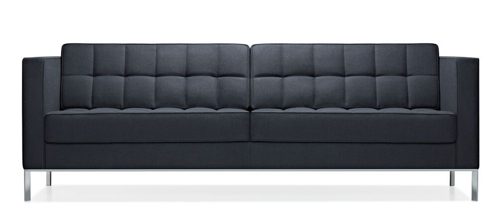 km-tufted tuxedo lounge chair | keilhauer - image 4