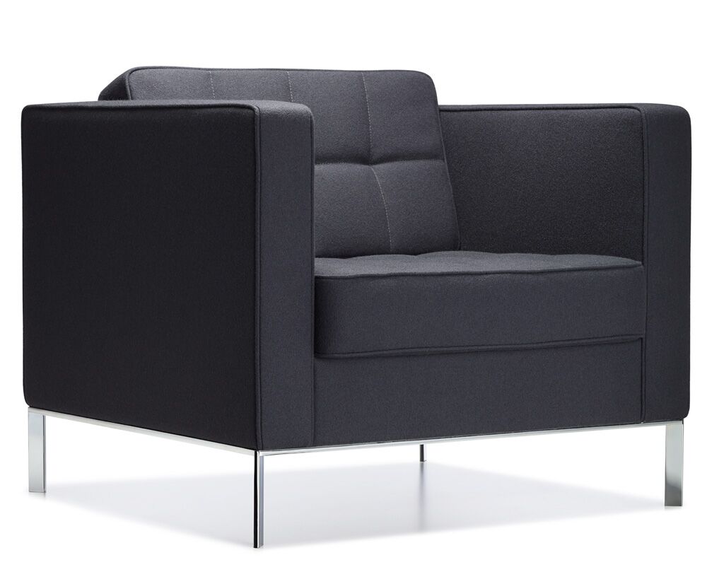 km-tufted tuxedo lounge chair | keilhauer - image 11