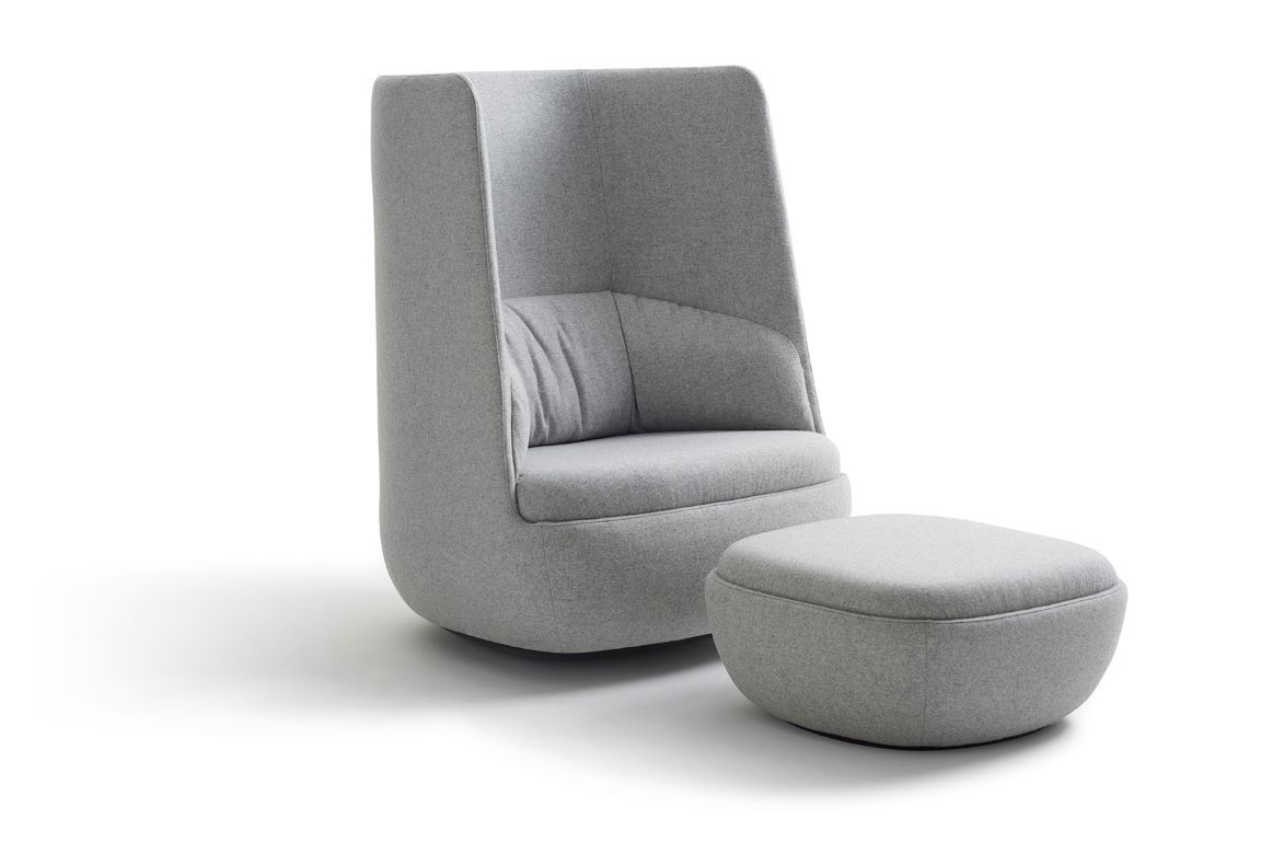 gimbal highback lounge chair | hightower - image 2