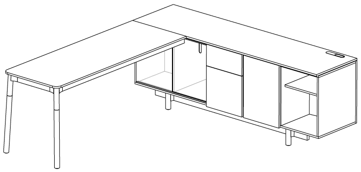 woodstock™ private office furniture | three h - image 44