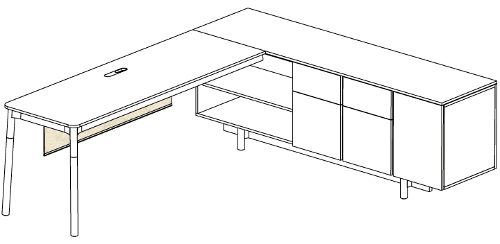 woodstock™ private office furniture | three h - image 42