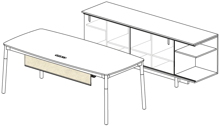 woodstock™ private office furniture | three h - image 36