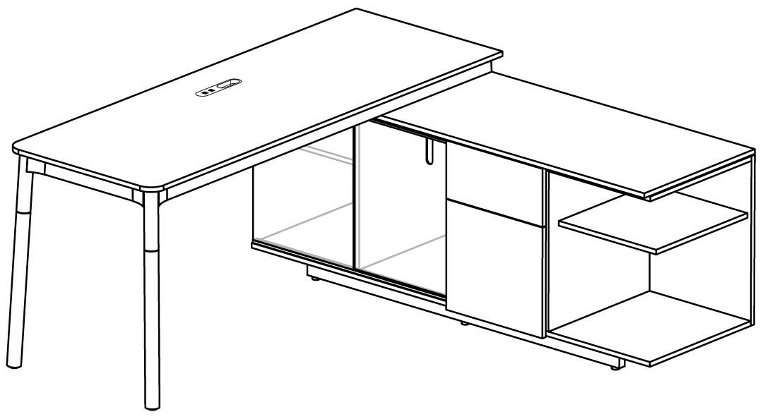woodstock™ private office furniture | three h - image 30
