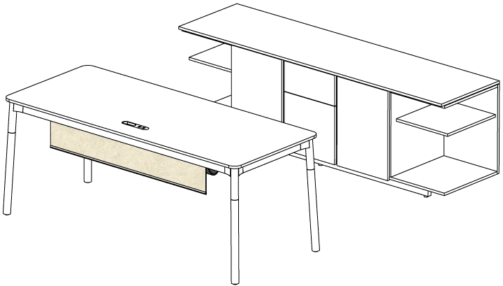 woodstock™ private office furniture | three h - image 33