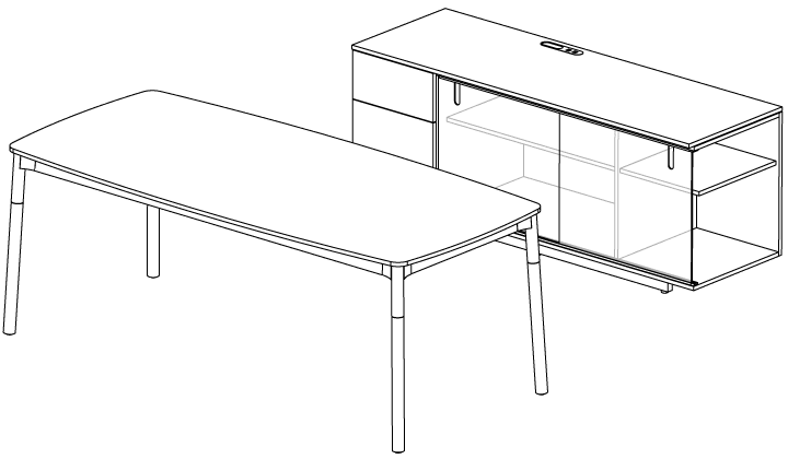 woodstock™ private office furniture | three h - image 46