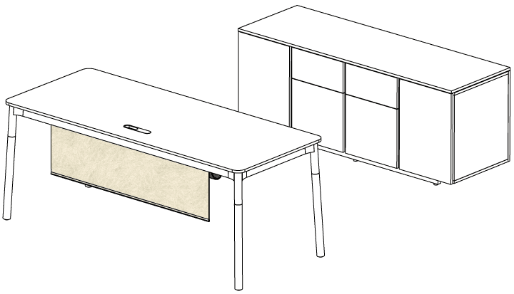 woodstock™ private office furniture | three h - image 45