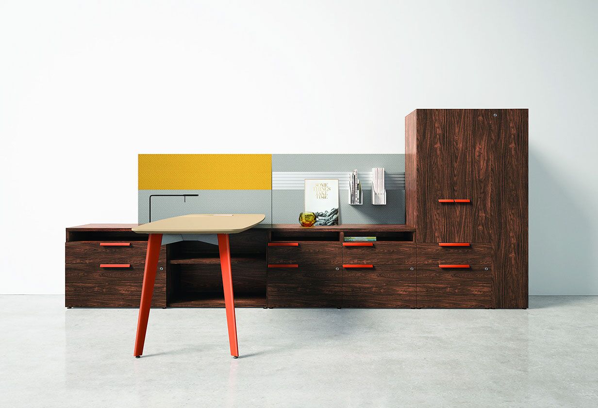 alan desk workshelf private office three h