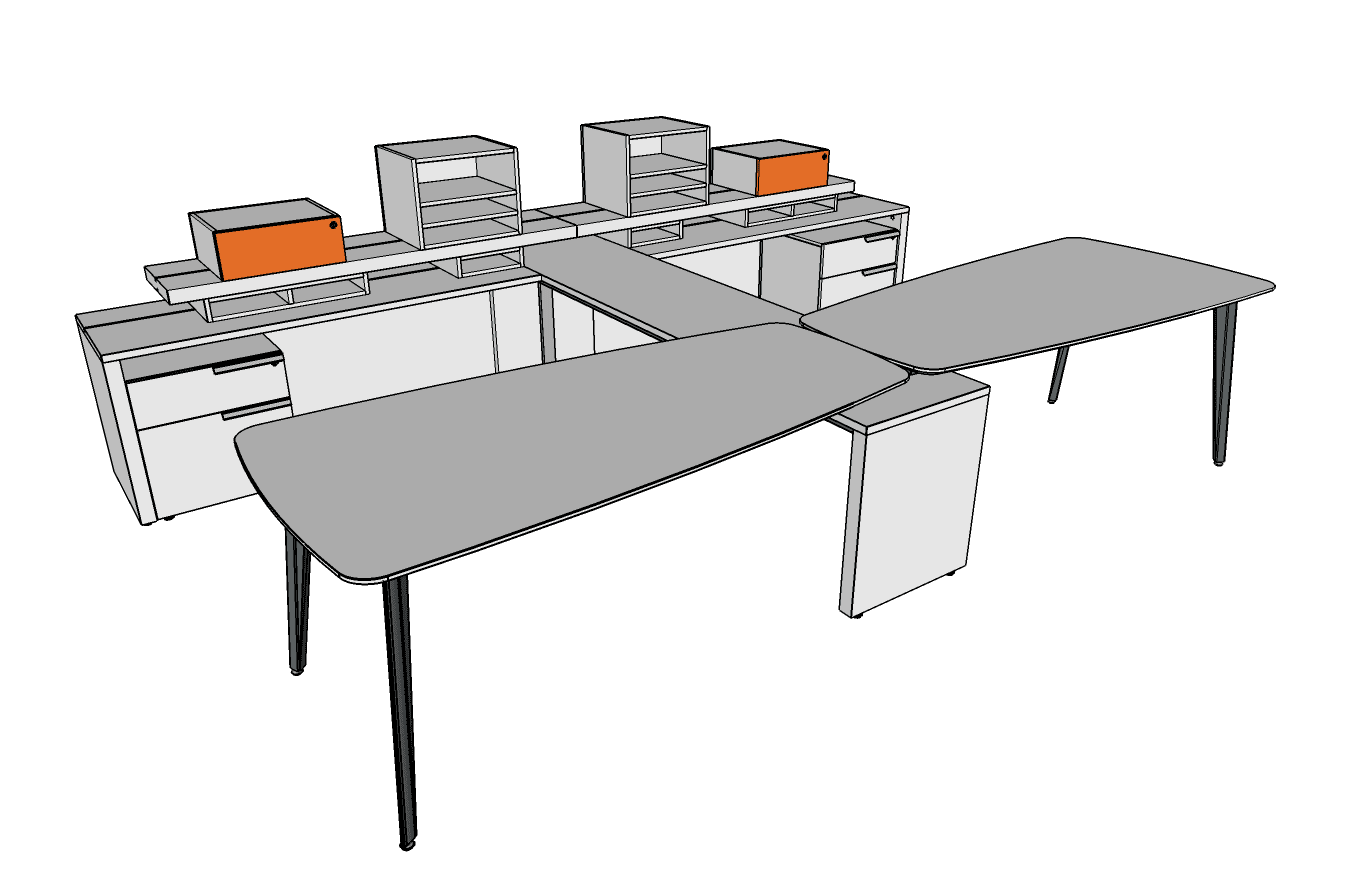 workshelf™ office desk | three h - image 23