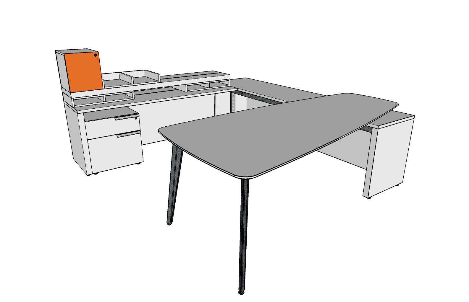 workshelf™ office desk | three h - image 17