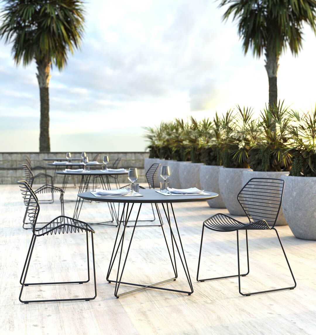 ginkgo wire round table | davis furniture - image 7
