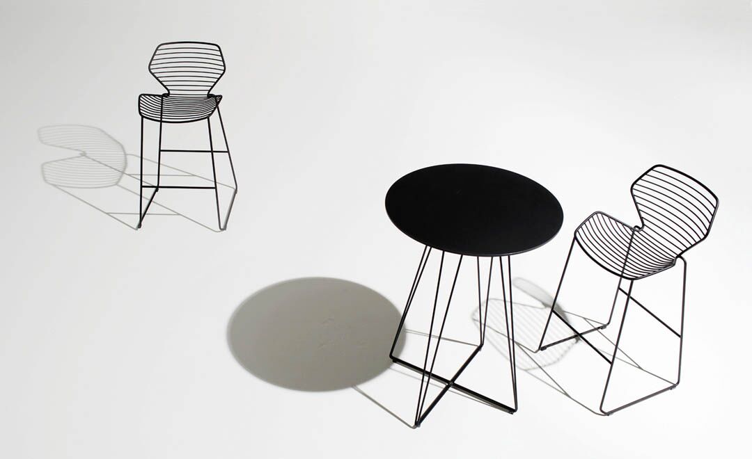 ginkgo wire round table | davis furniture - image 5