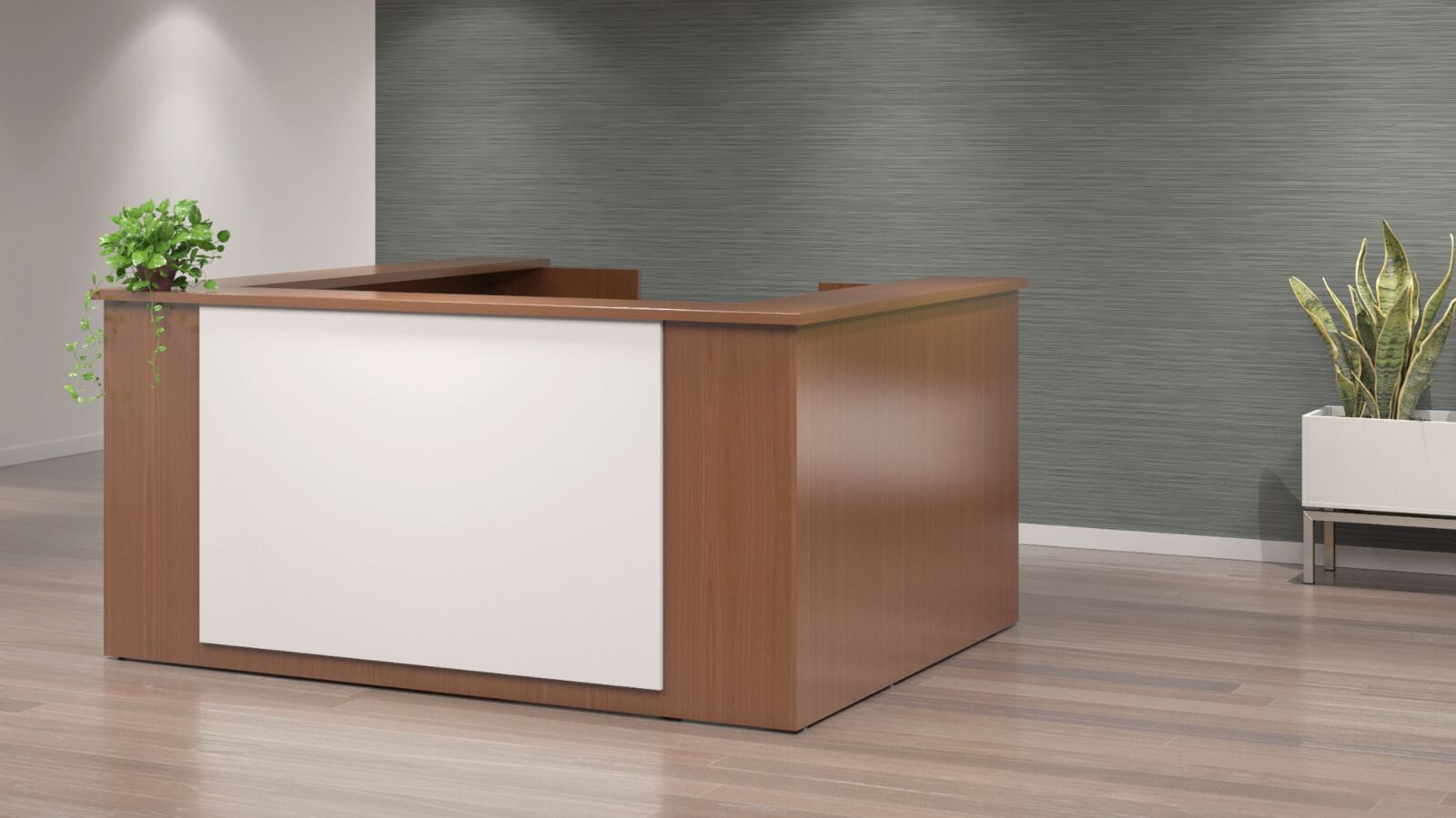 aura reception desk | indiana furniture - image 4
