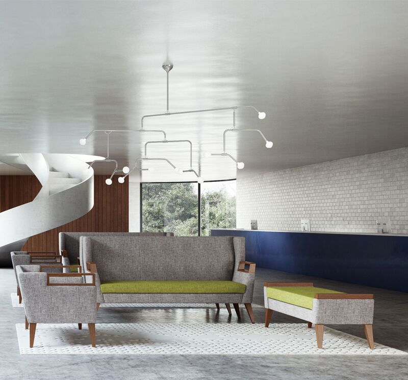 clarke lowback wood lounge chair | coriander designs - image 4