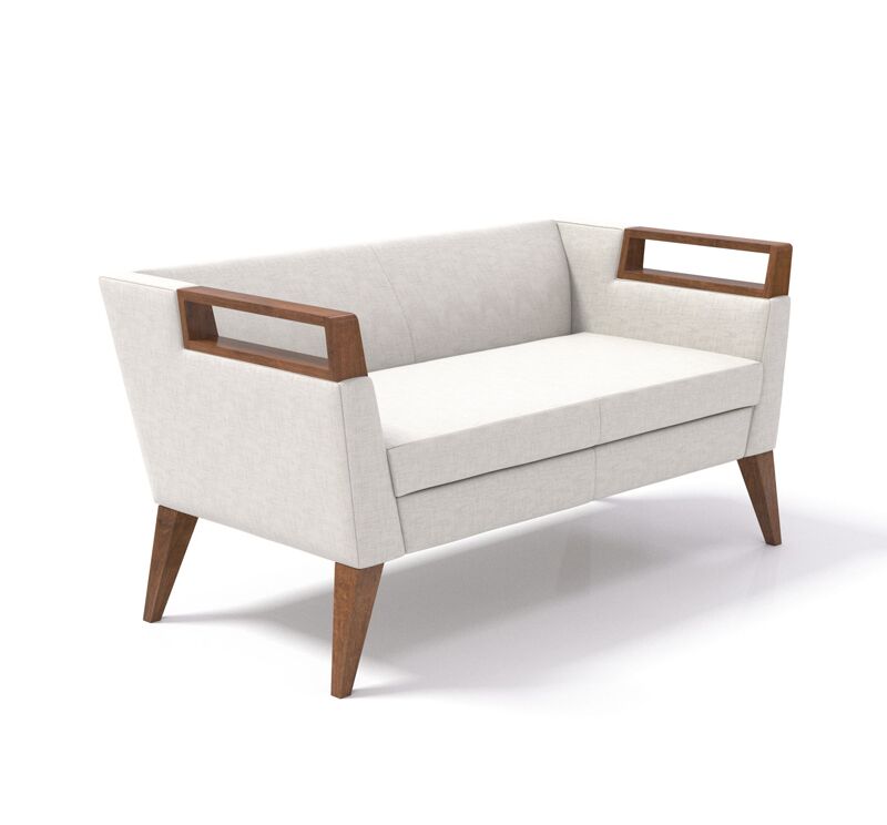 clarke lowback wood lounge chair | coriander designs - image 7