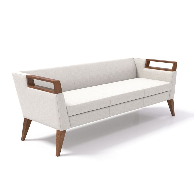 clarke lowback wood lounge chair | coriander designs - image 5