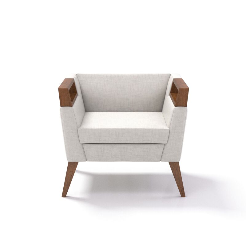 clarke lowback wood lounge chair | coriander designs - image 13