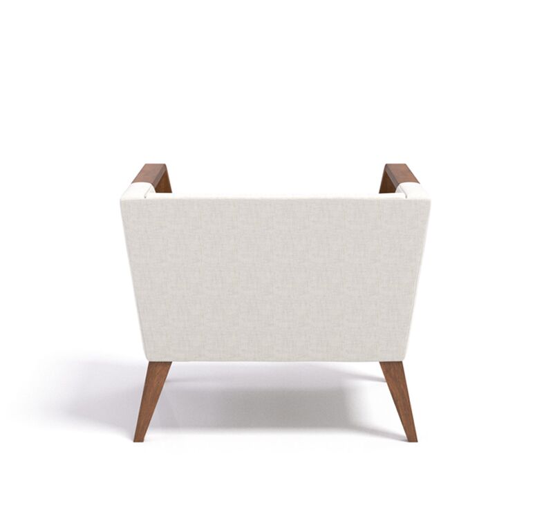 clarke lowback wood lounge chair | coriander designs - image 9