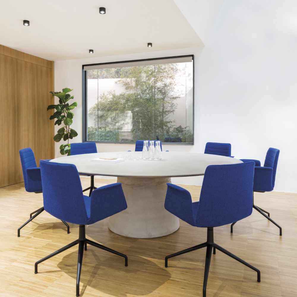 reverse meeting table | andreu world - image 15
