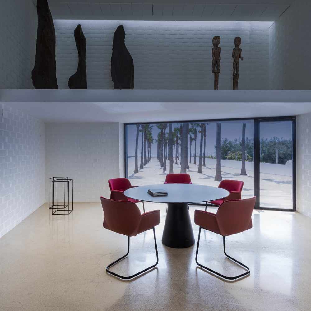 reverse meeting table | andreu world - image 11